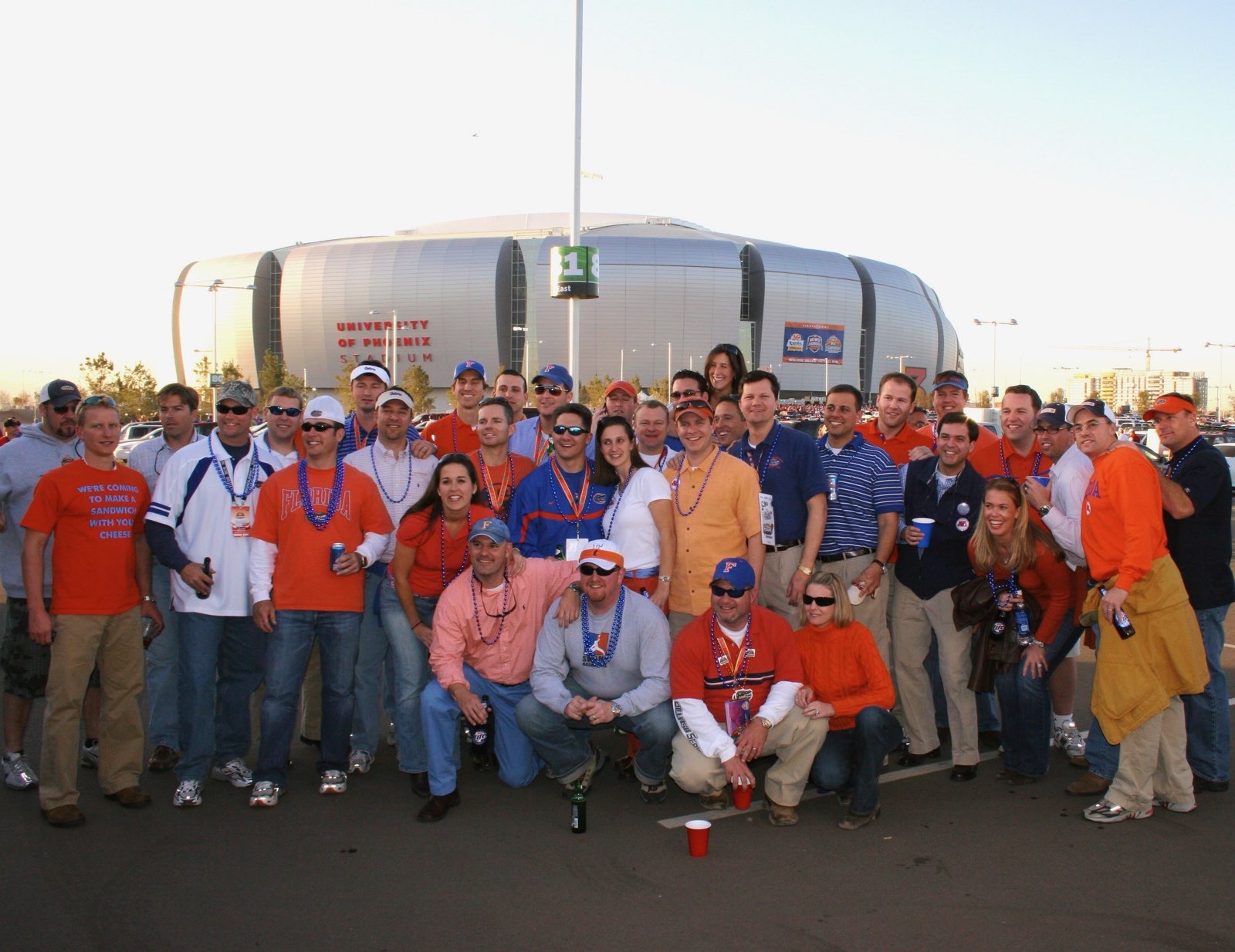 Alumni at the 2007 BCS National Championship in Arizona
